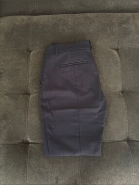 Express Navy Cropped Dress Pants